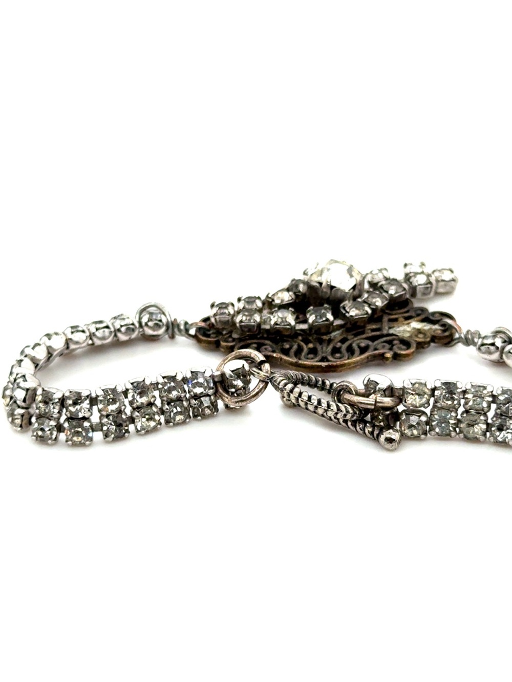 Crystal‎ RhinestoneToggle Bracelet (e5) - Picture 4 of 7